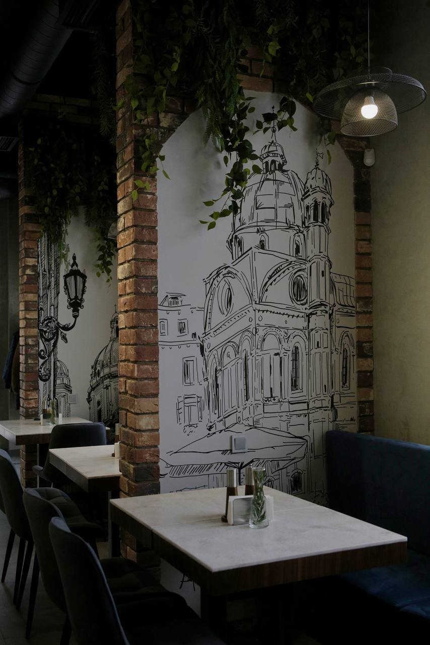 Мурал итальянского купола